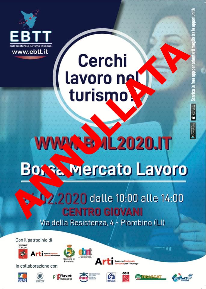 Annullata la Borsa Mercato Lavoro di Piombino